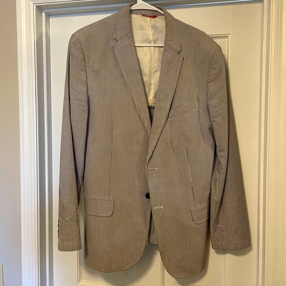 IZOD seersucker blazer size L - Picture 1 of 2
